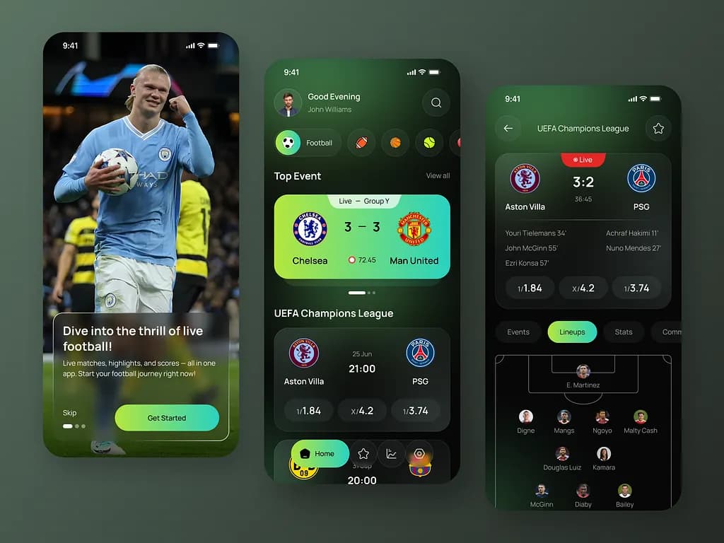ScoreStack - Multi-Platform Sports Tracker (3M+ Downloads)